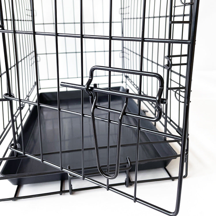 48 Inch Pet Dog Cage Kennel Metal Crate Enlarged Thickened Reinforced Pet Dog House