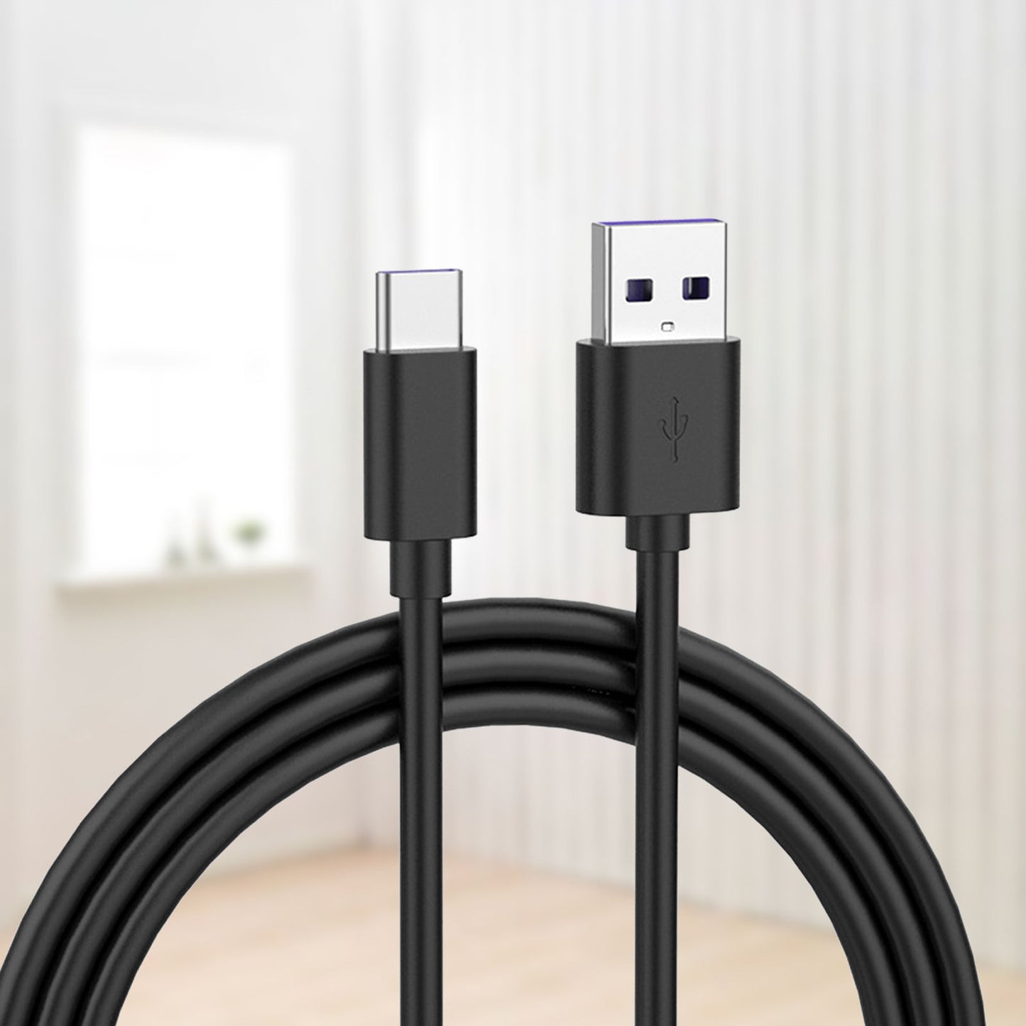 Mobax USB to C-Type Charger Cable 5A Fast Charging Cable For Samsung Huawei