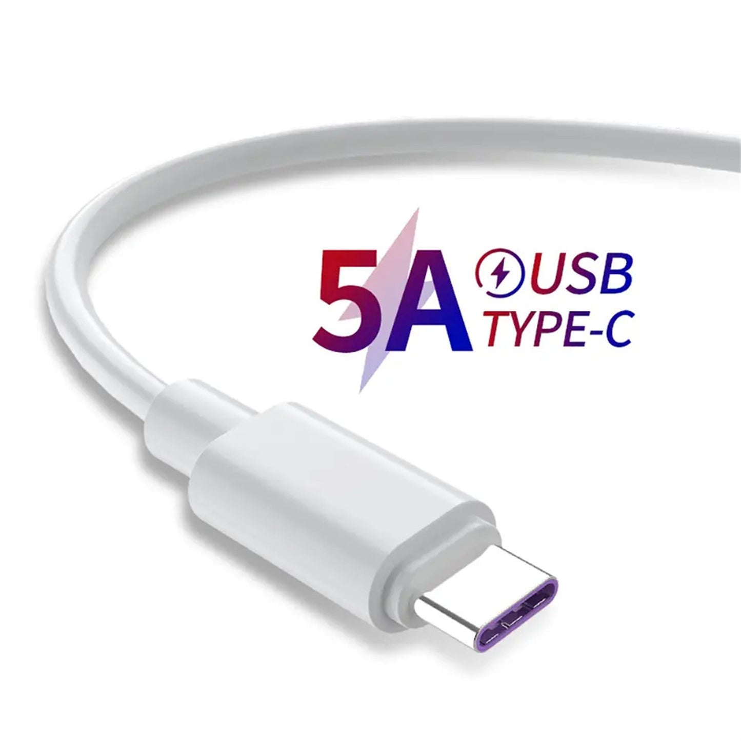 Mobax USB to C-Type Charger Cable 5A Fast Charging Cable For Samsung