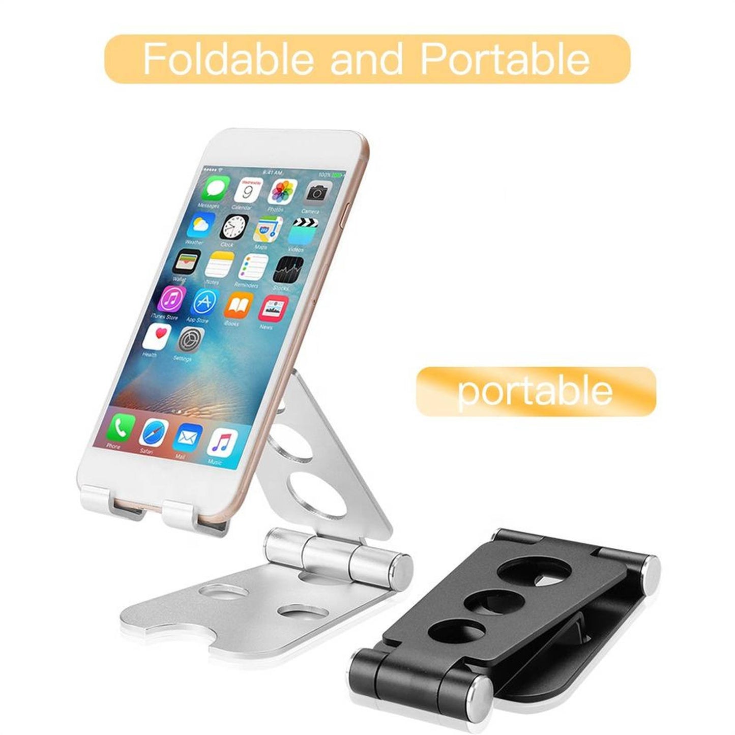 Mobax Mobile Phone Holder Portable Multi-Function Metal Folding Adjustable
