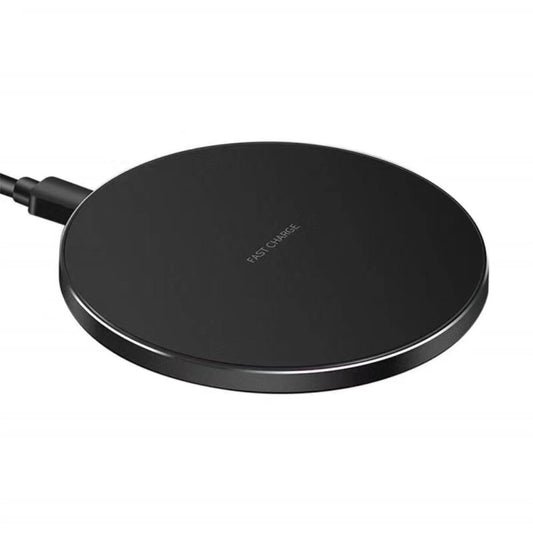 Mobax Desktop Round 10W Mobile Wireless Charger is Applicable to Apple Samsung Black