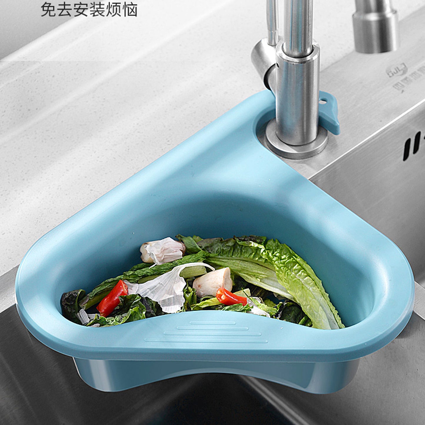 cookingstuff Drainage Dang Type Non-Perforated Fruit Vegetable Basket Dry Wet Separation