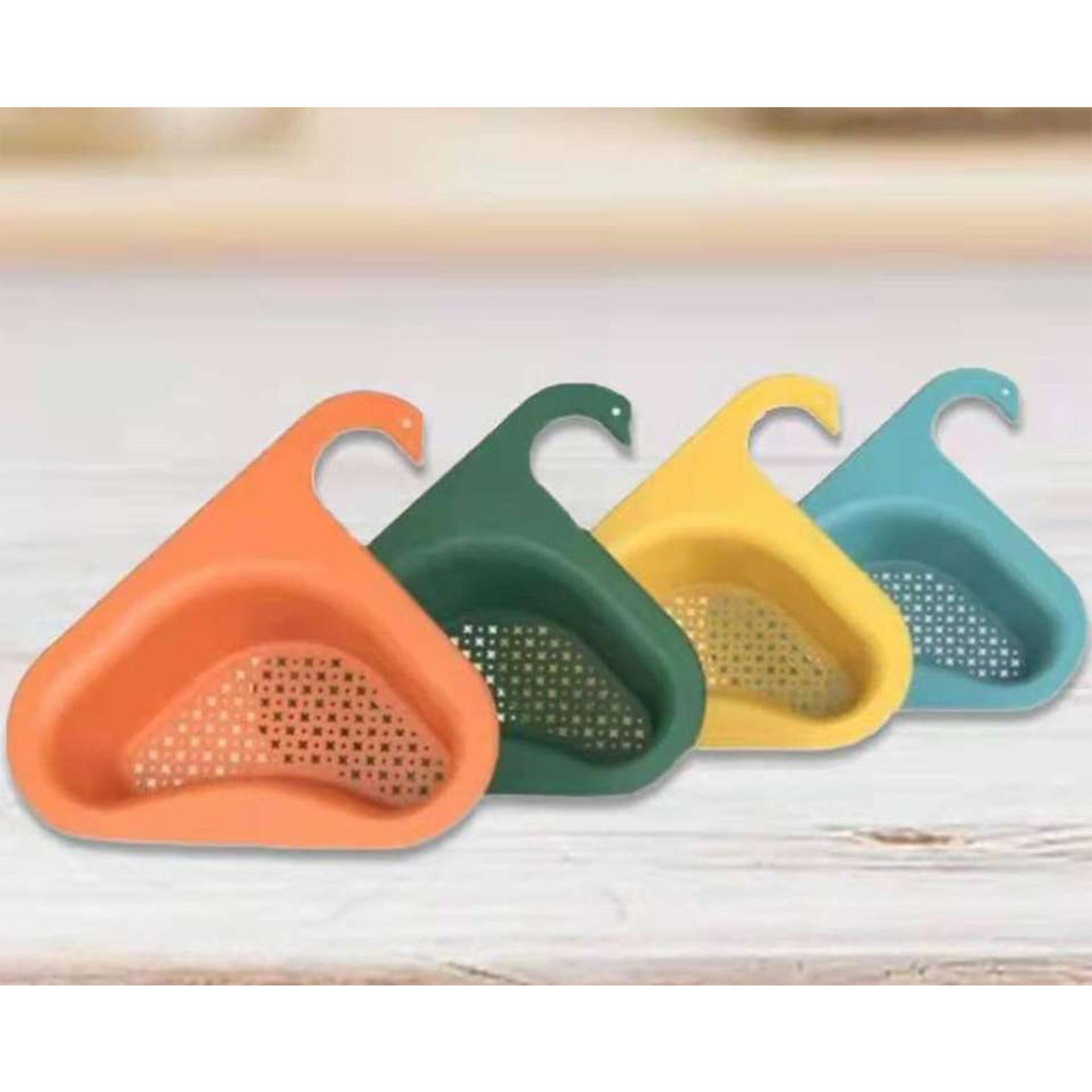 cookingstuff Triangle Kitchen Storage Drain Basket Household Sink hanging type Drain Rack