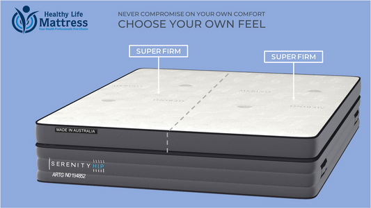 Serenity King Split Feel Mattress – Both Sides Super Firm