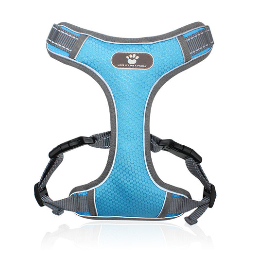 Love It No Pull Pet Harness Vest - Light Blue X Large