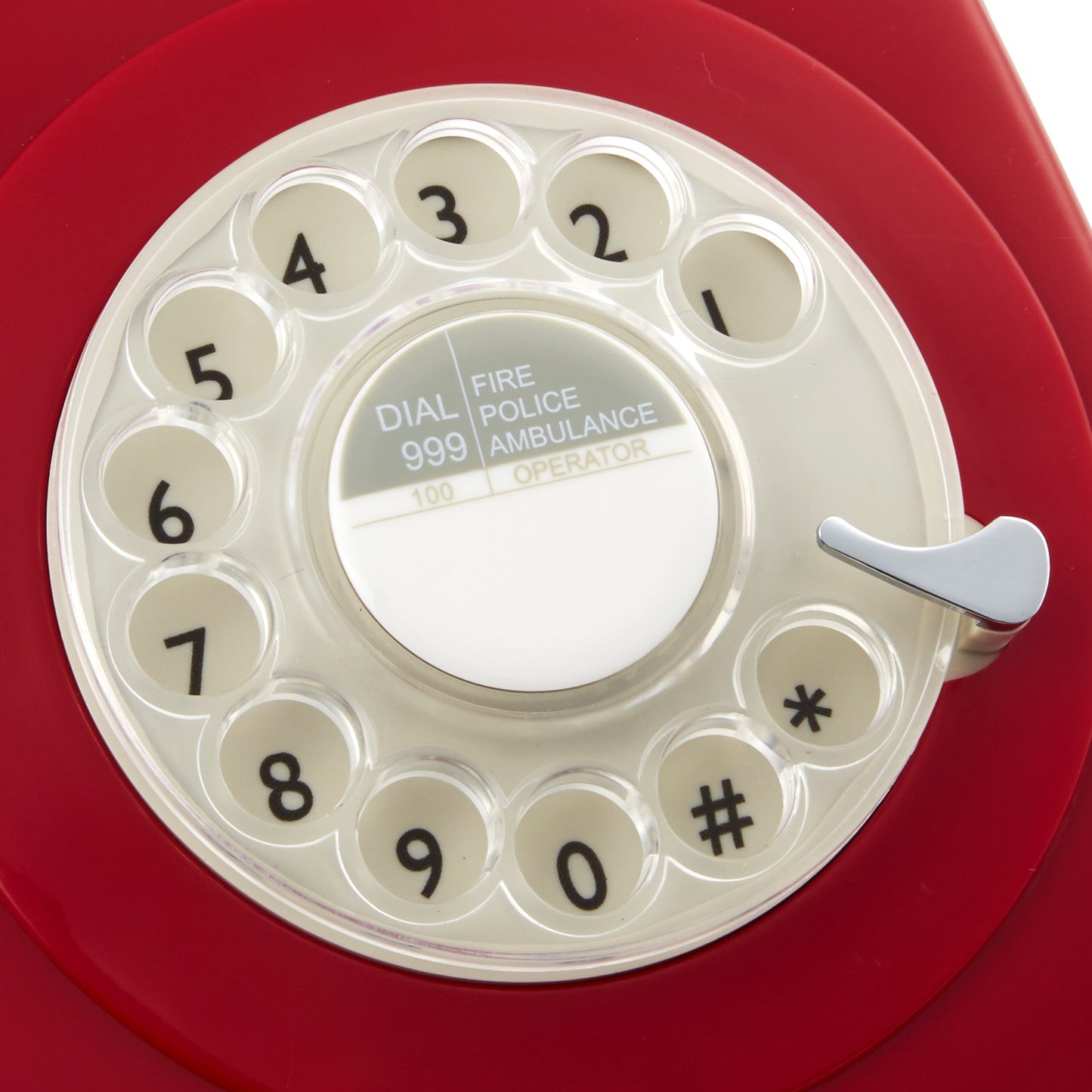 GPO Retro 746 Rotary Telephone - Red