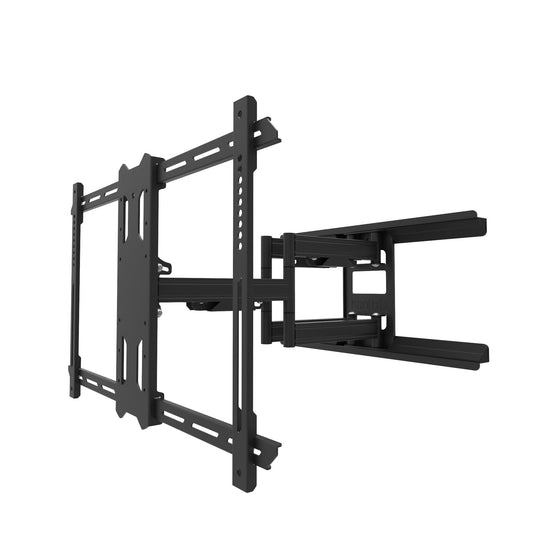 Kanto PDX650SG Stainless Steel Outdoor Full Motion TV Mount for 37" to 75" TVs, Black