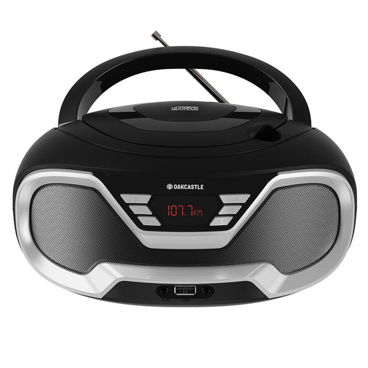 Majority Oakcastle CD200 Portable Bluetooth CD Player-Black