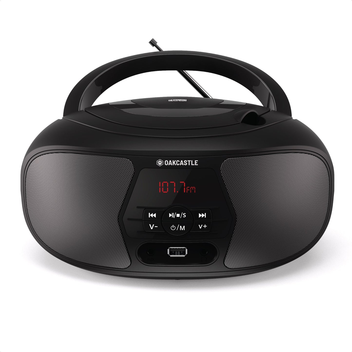 Majority Oakcastle BX200 Portable Bluetooth CD Player - Black