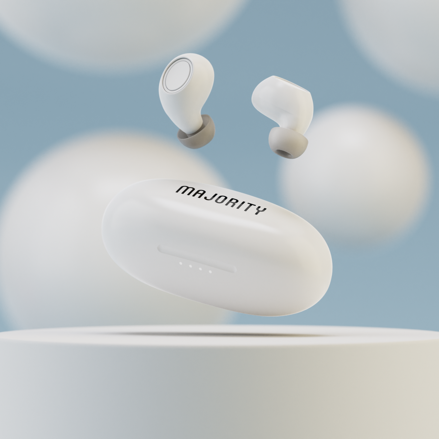 Majority Tru Bio TWS Earphones - White