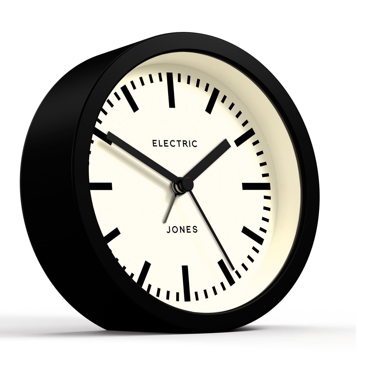 Newgate Jones Eclipse Alarm Clock Black