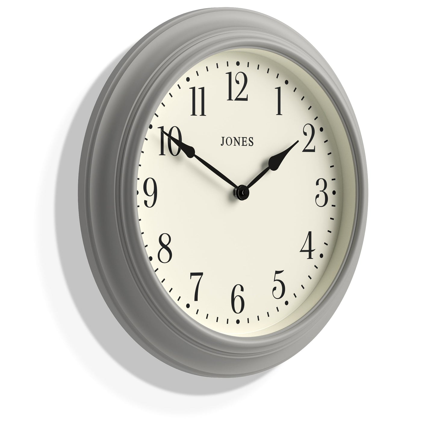 Newgate Jones Supper Club Clock Cloud Grey