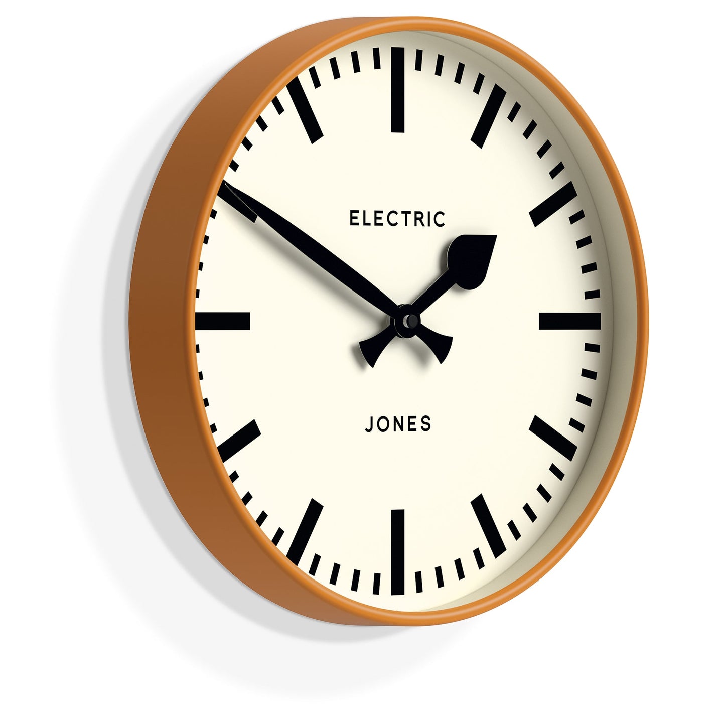 Newgate Jones Railway Wall Clock Orange