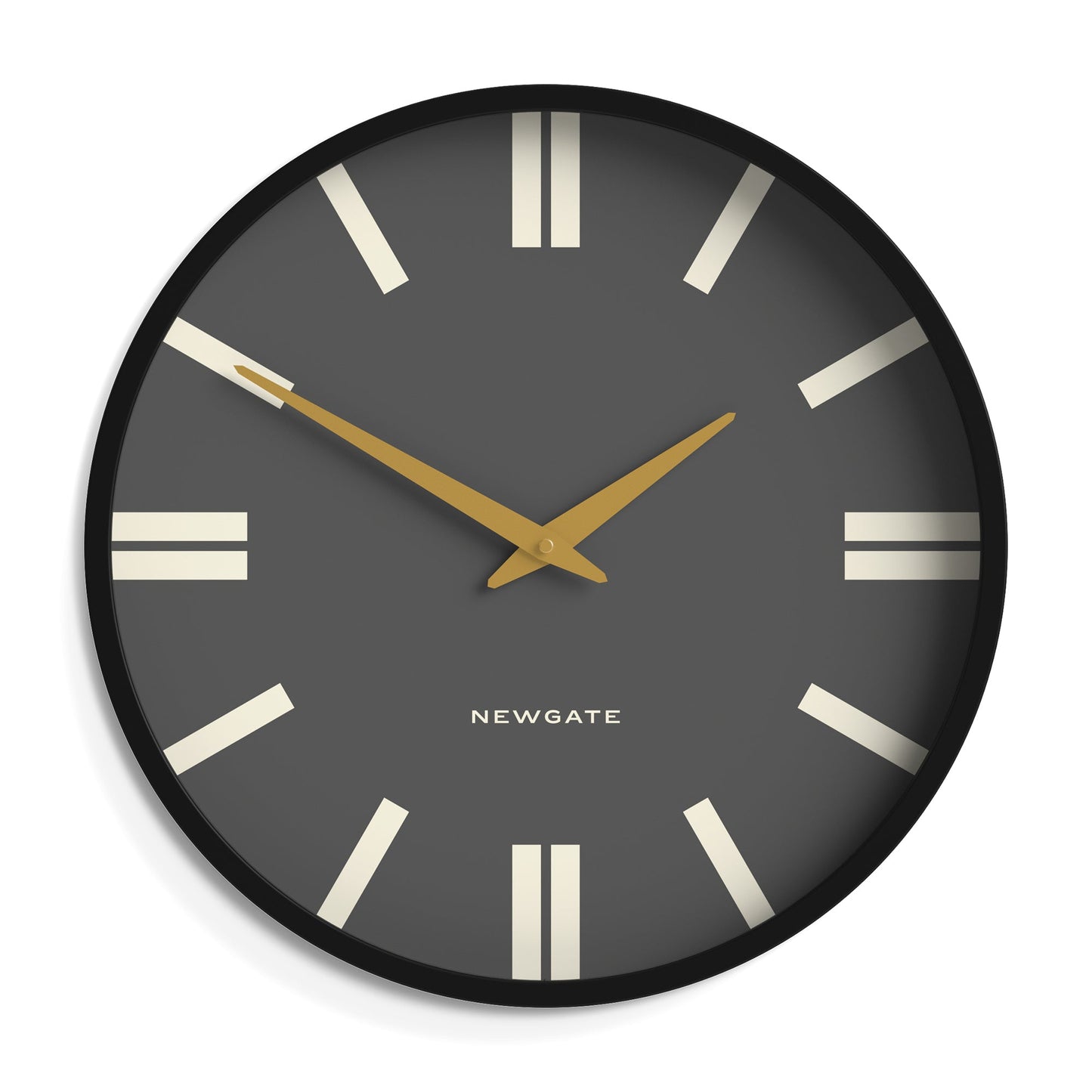 Newgate Universal Wall Clock Plaza Dial Black