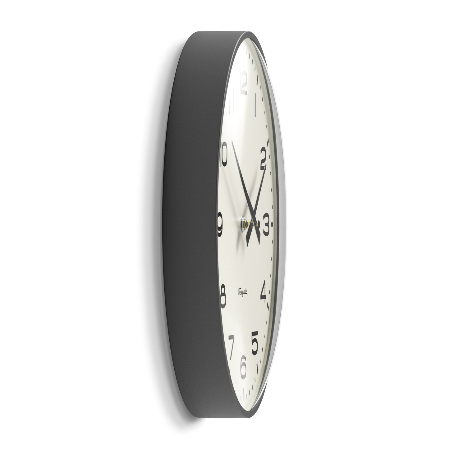 Newgate Radio City Wall Clock - Matte Blizzard Grey