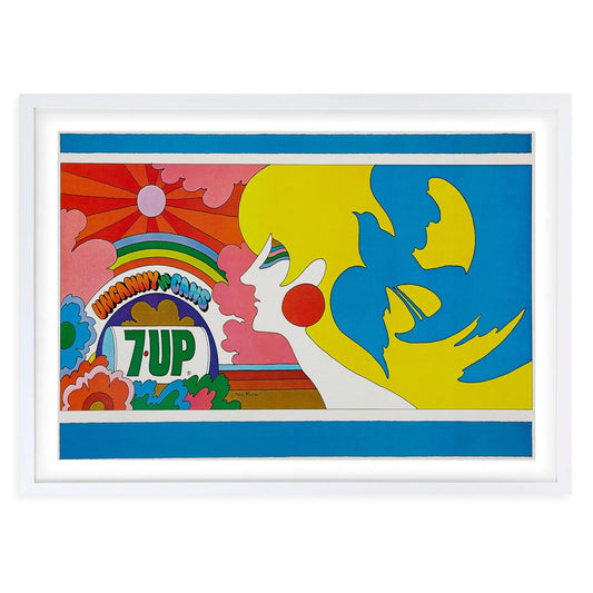 Wall Art's 7 Up 1969 Large 105cm x 81cm Framed A1 Art Print