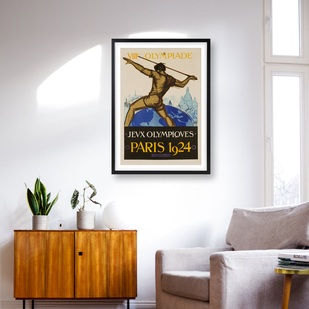 Wall Art's Ambassadeurs Les Minstrels Parisiens Large 105cm x 81cm Framed A1 Art Print