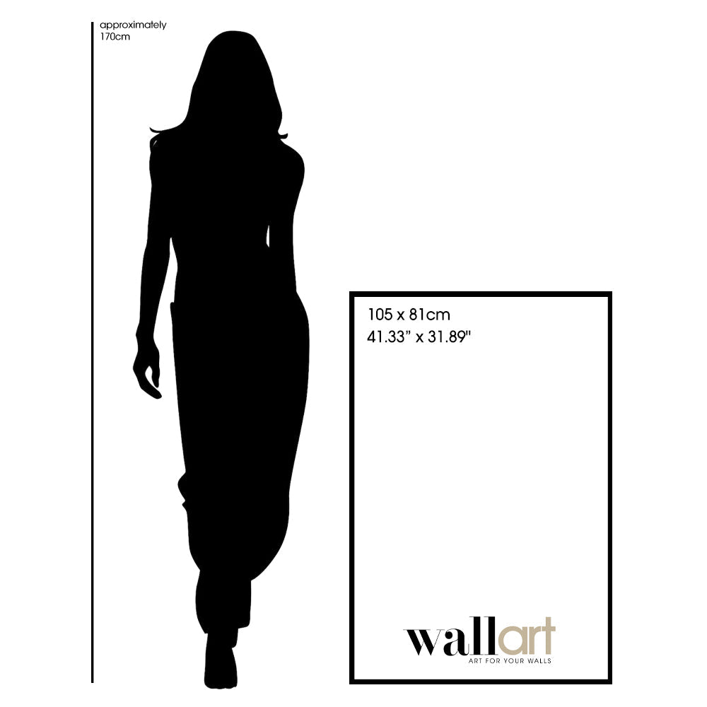 Wall Art's Armani Sign Large 105cm x 81cm Framed A1 Art Print