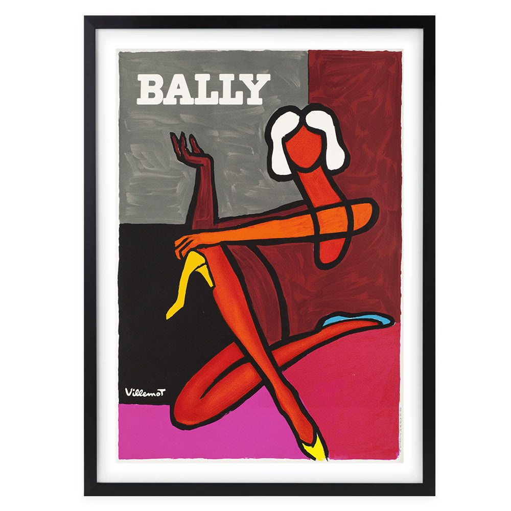 Wall Art's Bally 1 Large 105cm x 81cm Framed A1 Art Print