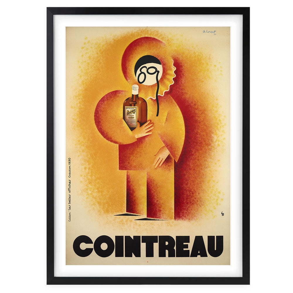 Wall Art's Cointreau 1930 Large 105cm x 81cm Framed A1 Art Print