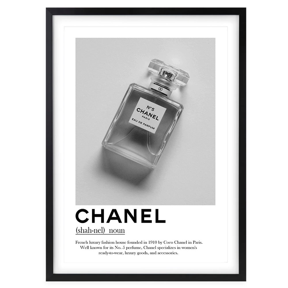 Wall Art's Chanel No.5 Bottle 2 Framed A1 Art Print