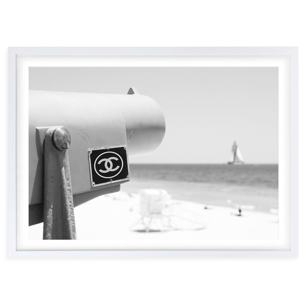 Wall Art's Chanel Telescope Large 105cm x 81cm Framed A1 Art Print