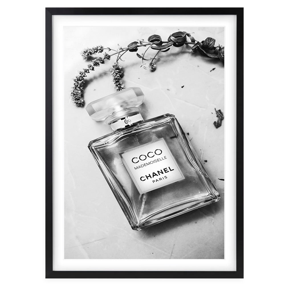 Wall Art's Chanel Bottle Large 105cm x 81cm Framed A1 Art Print