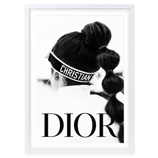 Wall Art's Dior Headband Framed A1 Art Print