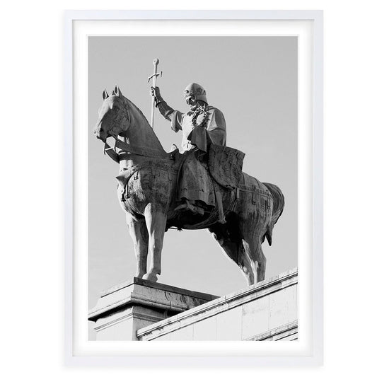 Wall Art's King Saint Louis Large 105cm x 81cm Framed A1 Art Print