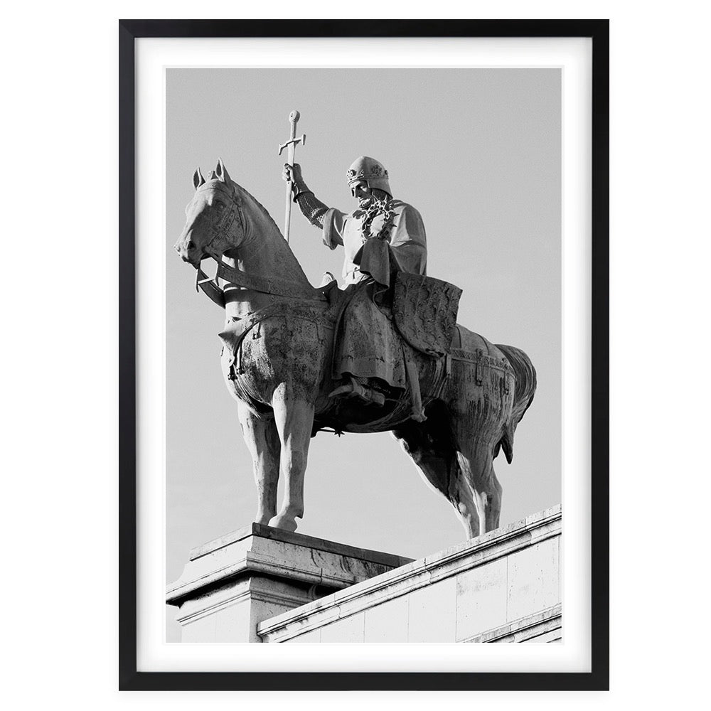 Wall Art's King Saint Louis Large 105cm x 81cm Framed A1 Art Print