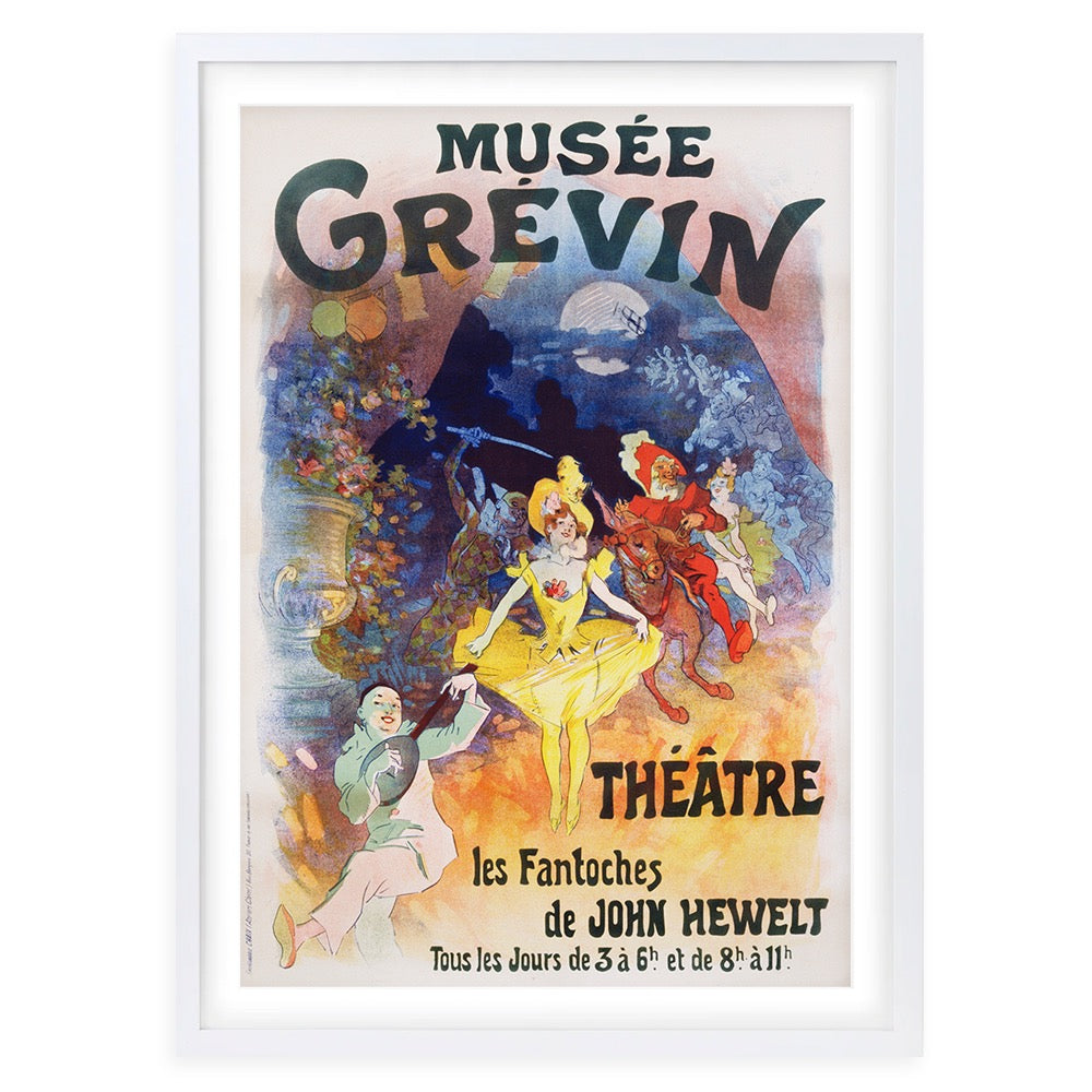 Wall Art's Musee Grevin Large 105cm x 81cm Framed A1 Art Print