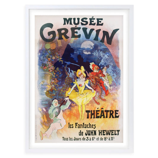 Wall Art's Musee Grevin Large 105cm x 81cm Framed A1 Art Print