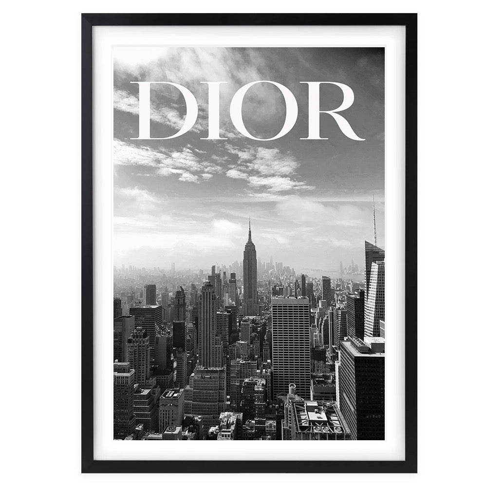 Wall Art's New York Dior Framed A1 Art Print