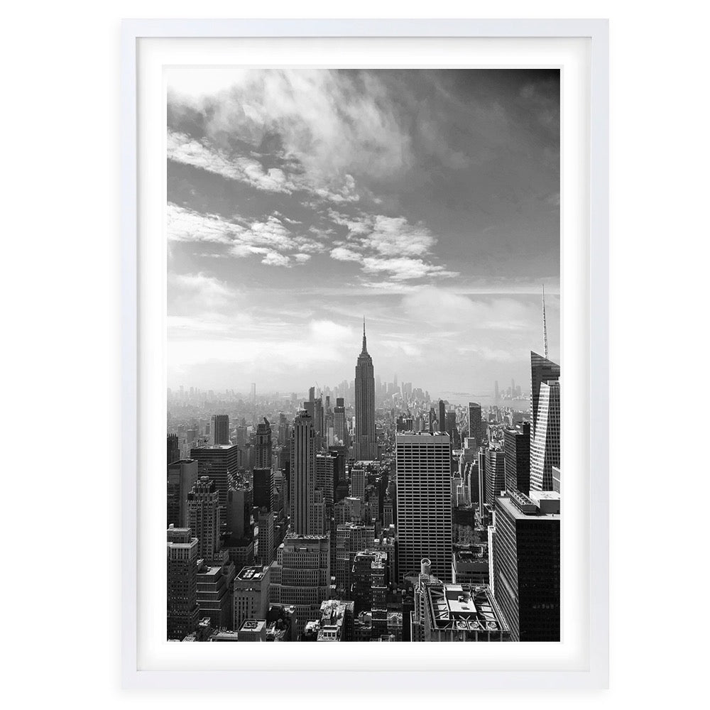 Wall Art's New York Large 105cm x 81cm Framed A1 Art Print