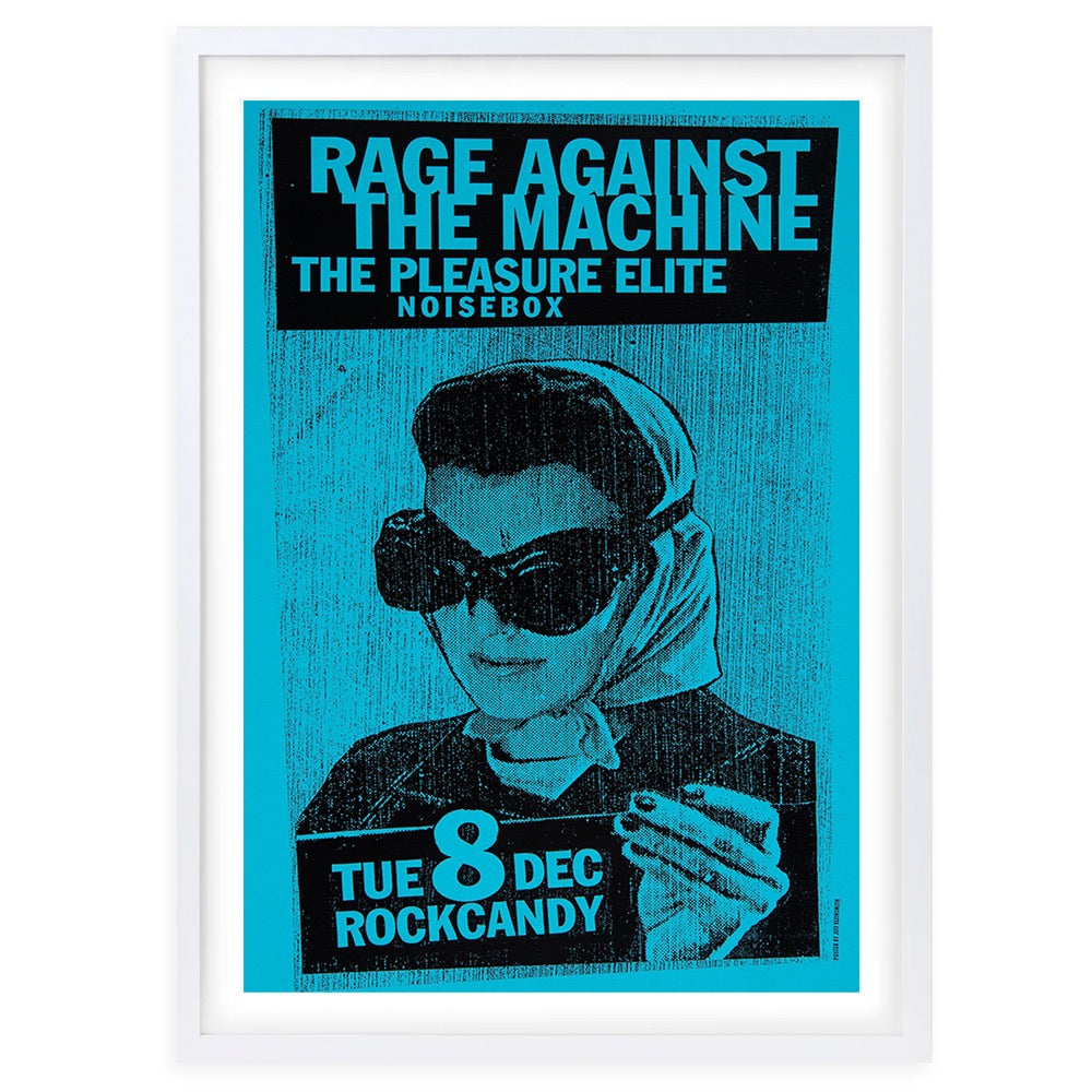 Wall Art's Rage Against The Machine - Rockcandy - 1992 Large 105cm x 81cm Framed A1 Art Print