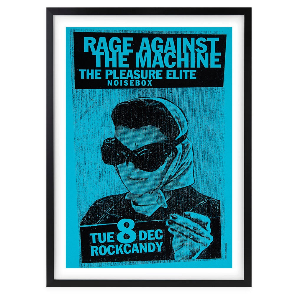 Wall Art's Rage Against The Machine - Rockcandy - 1992 Large 105cm x 81cm Framed A1 Art Print