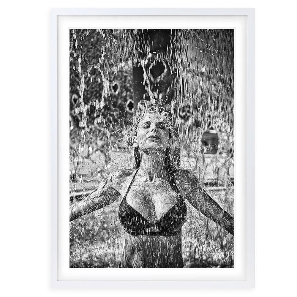 Wall Art's Summer Showers Large 105cm x 81cm Framed A1 Art Print