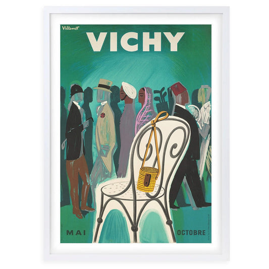 Wall Art's Vichy Large 105cm x 81cm Framed A1 Art Print