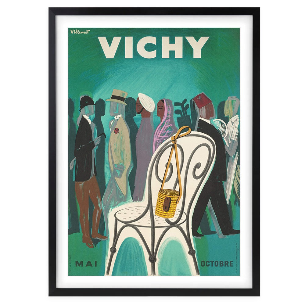 Wall Art's Vichy Large 105cm x 81cm Framed A1 Art Print