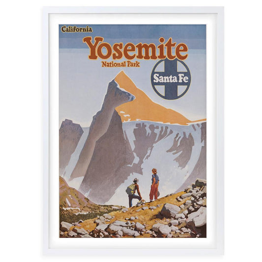 Wall Art's Yosemite Sante Fe Large 105cm x 81cm Framed A1 Art Print