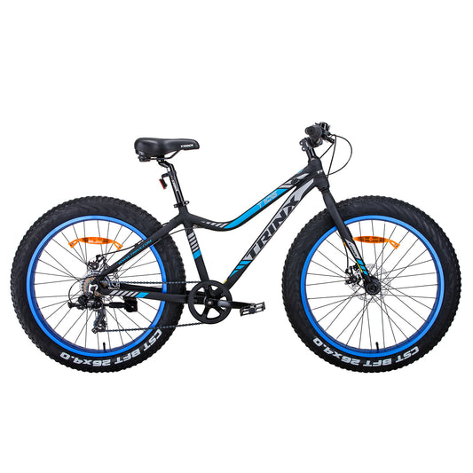 Trinx Tiger T106 Fat Bike Shimano 7 Speed Bicycle Blue