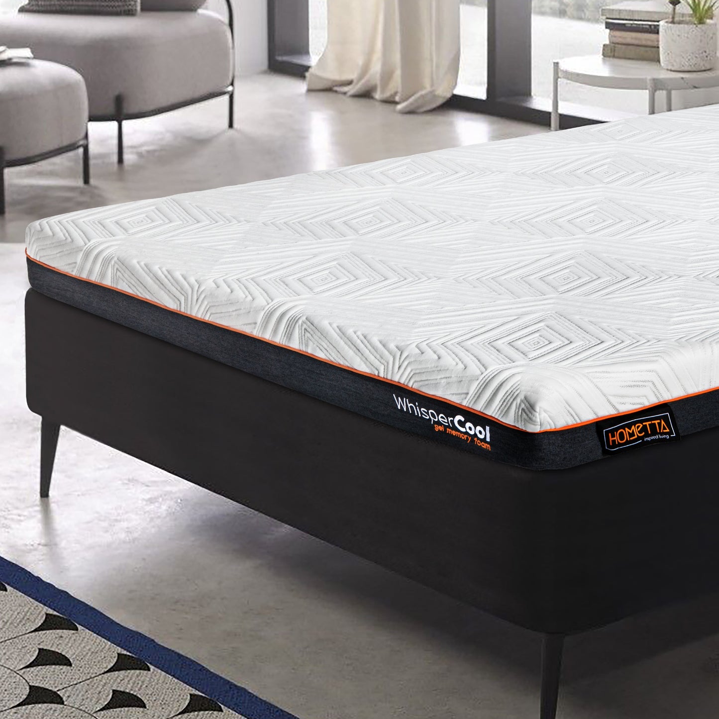 WhisperCool Gel Memory Foam Queen Mattress