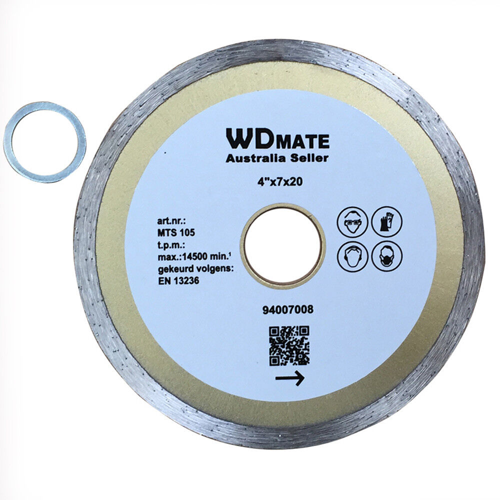 3x 105mm Wet Diamond Circular Saw Blade 2*7mm Cutting Disc Wheel 20/16 Concrete