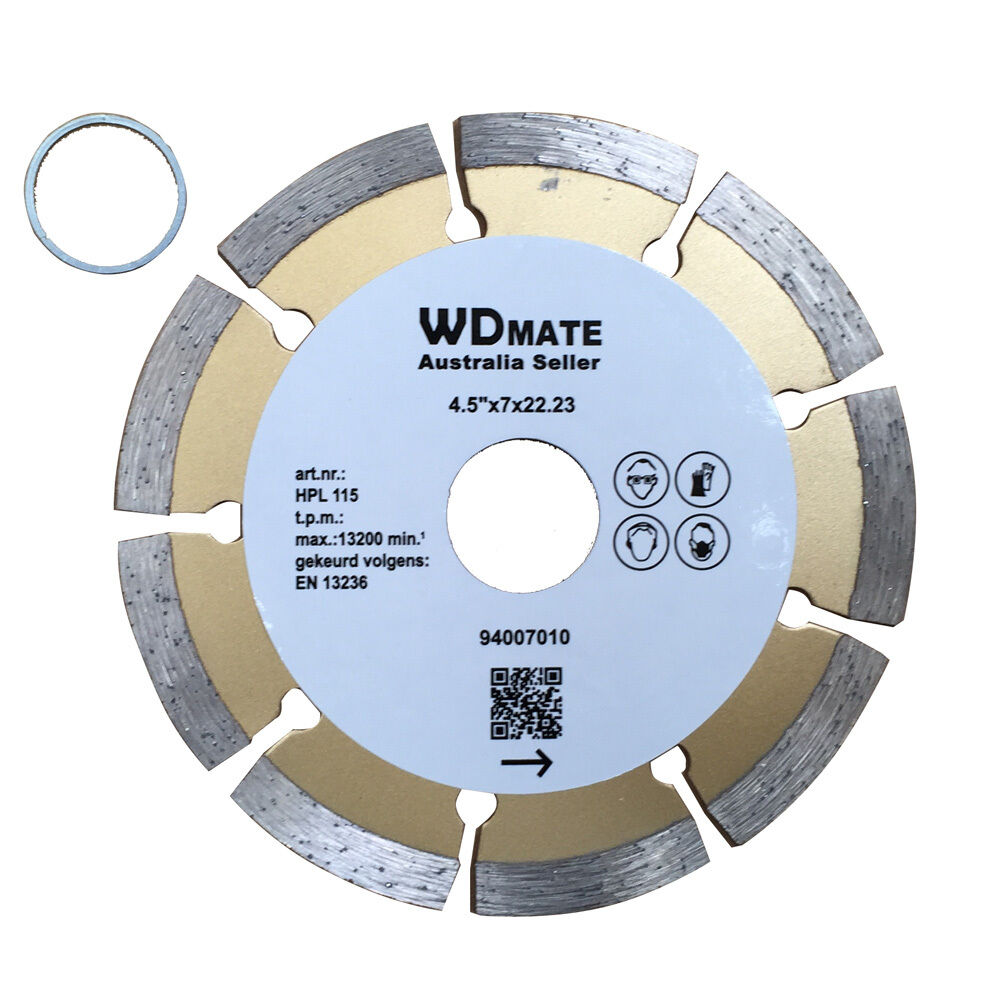 5x Dry Segment Diamond Saw BladeCutting Wheel 115mm 4.5" Grinder Disc Tile Brick