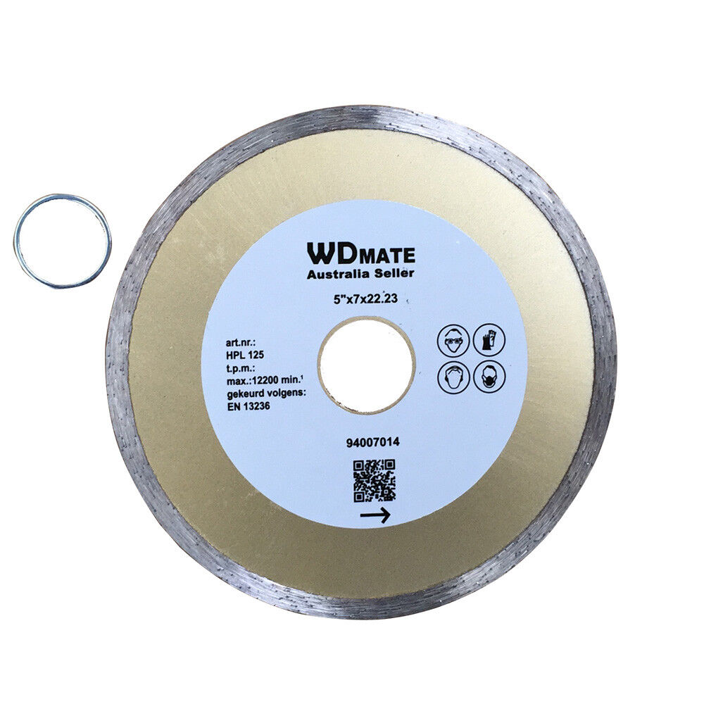 3x Diamond Cutting Disc 125mm 5" Wet Saw Blade 2*5.0mm 22/20mm Concrete Marble