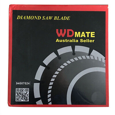 300mm Diamond Dry Wet Turbo Saw Disc Cutting Blade 7*3mm Wheel 12" 25.4/22.23mm