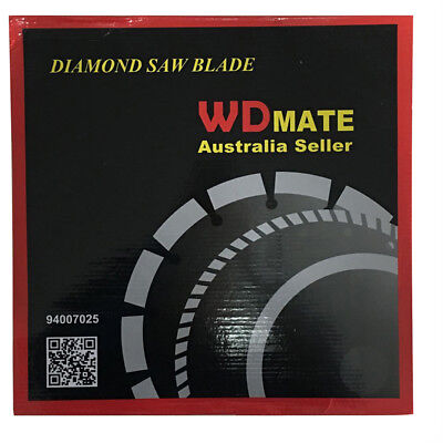 350mm Diamond Circular Saw Disc Dry 7*3mm Segment Cutting Blade 14" 25.4 WDMATE