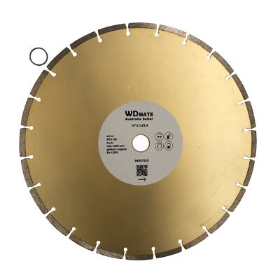 3x 350mm Diamond Dry Cutting Blade Circular Saw Disc 7*3mm Segment 15"25.4/22mm