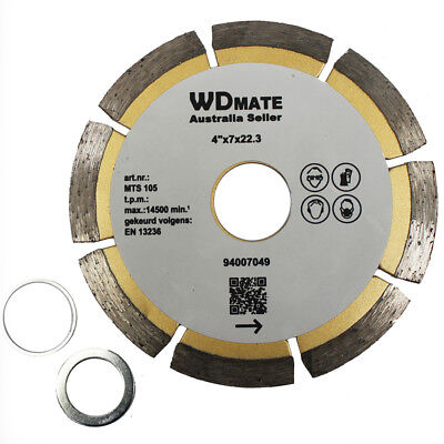 105mm Dry Diamond Cutting Disc 4.0" Segment Circular Saw Blade Wheel 22.3mm Tile