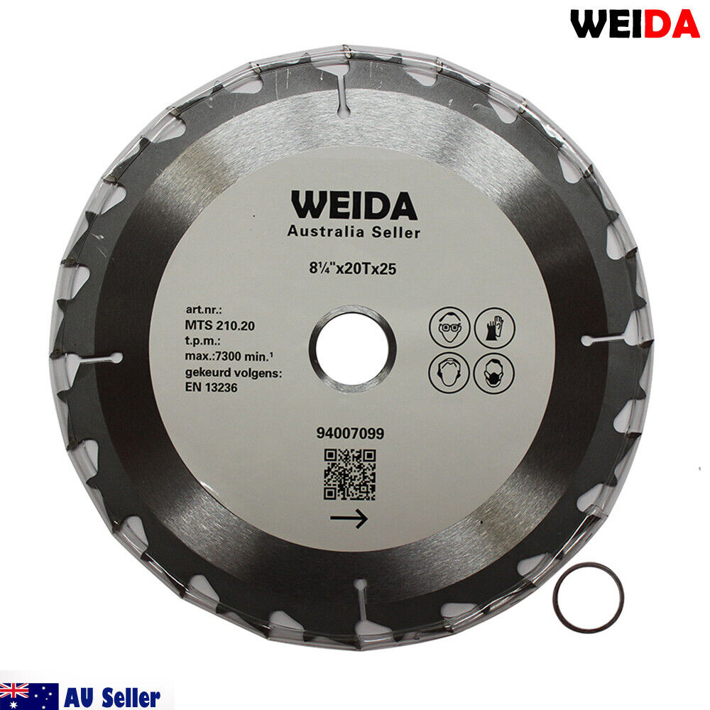 210mm Wood Circular Saw Blade Cutting Disc 8-1/4" 40T Bore 35mm K 2.2mm Pro